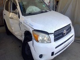 2007 TOYOTA RAV4 WHITE 2.4 AT 2WD.  Z24858